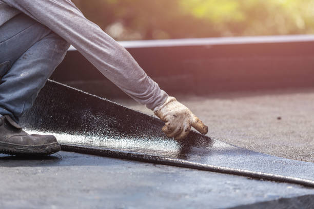 Professional Waterproofing technician working in Chardon, OH